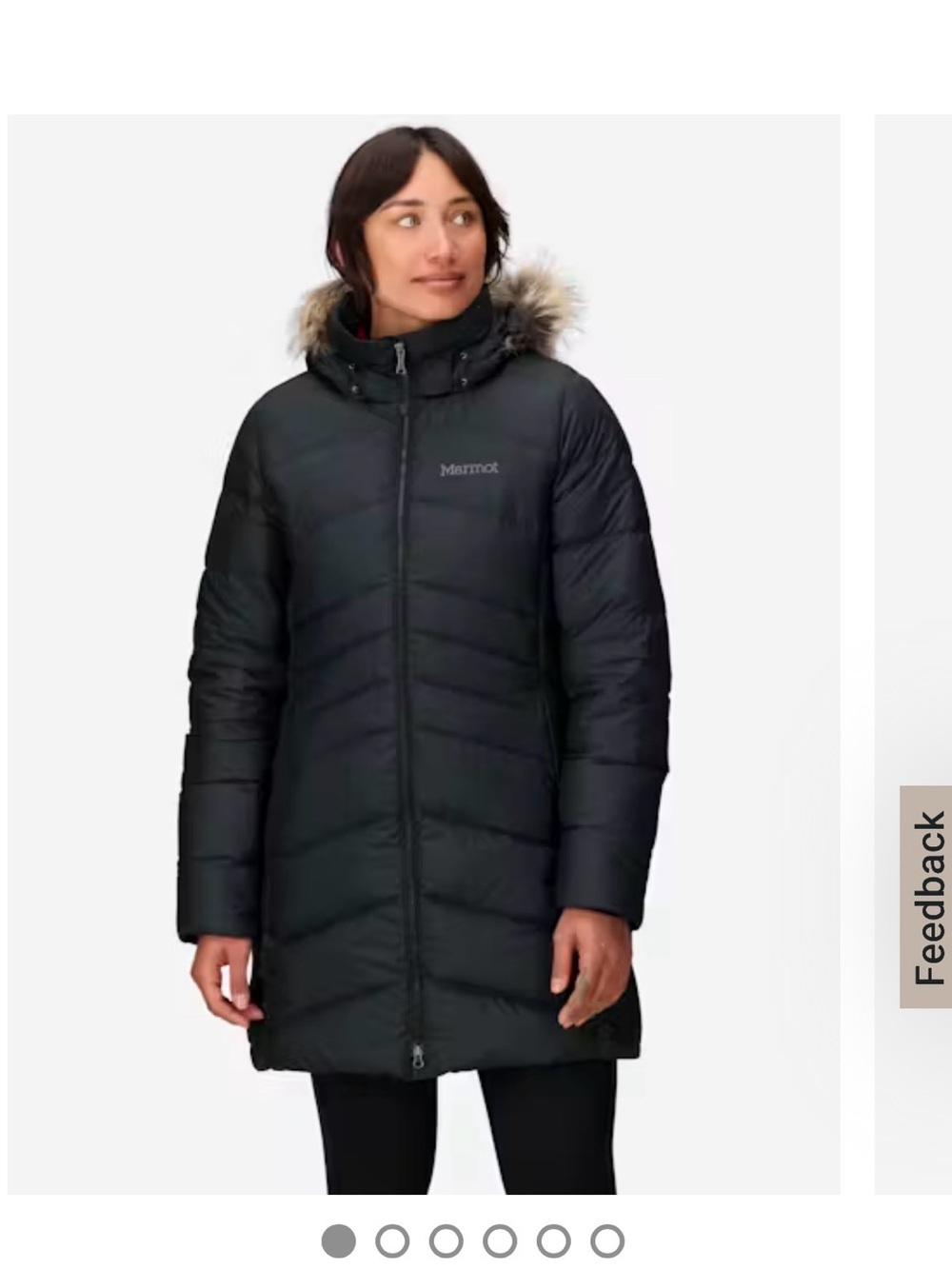 Marmot Women's Montreal Down Coat Without Hood, size Medium